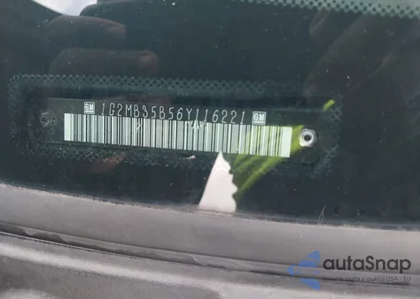 2006 Pontiac Solstice из США, поврежденный, VIN 1G2MB35B56Y116221